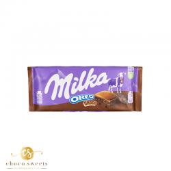 TABLETTE CHOCOLAT MILKA OREO CHOCO 100G